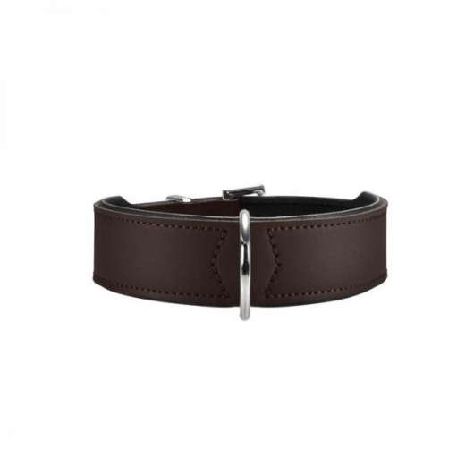 Hunter Halsband Basic 55 nickel, Hals 41-49 cm - braun