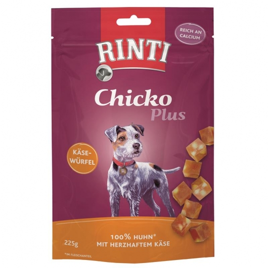 Rinti Chicko Plus Käsewürfel Huhn 225g