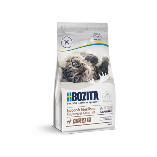 Bozita Indoor & Sterilised Grainfree Reindeer - 10 kg