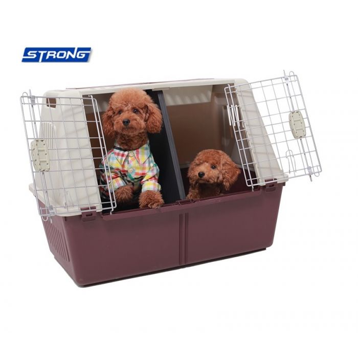 Autobox für 2 kleine Hunde 82 X 51 X 67 CM (B/T/H) mit Trennwand