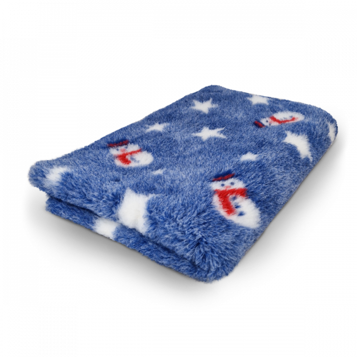 Vet Bed Frosty 100cm x 75cm Anti Rutsch Hundematte - Blau