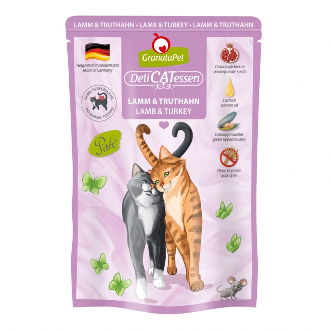 GranataPet Delicatessen Pouch Lamm & Truthahn 85 g