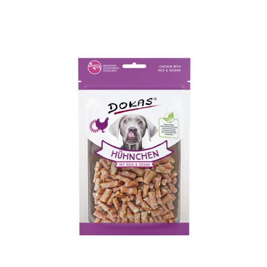 Dokas Hühnchen mit Reis und Sesam 70 g