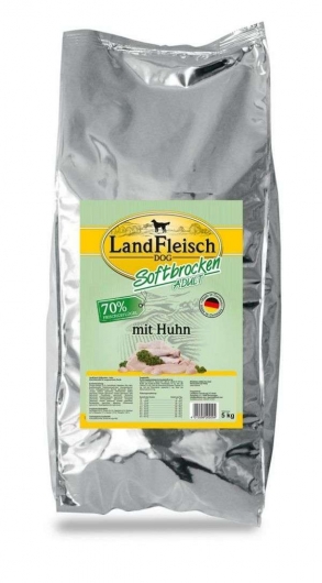 Landfleisch Softbrocken mit Huhn - 1,5 kg