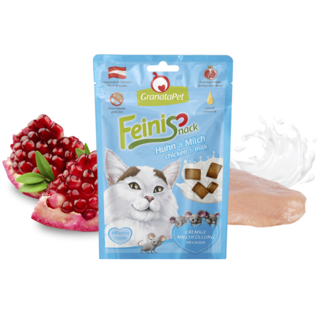 GranataPet FeiniSnack Huhn & Milch - 50g