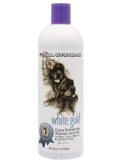 #1 All Systems Farbauffrischender Hundeconditioner "WHITE GOLD"