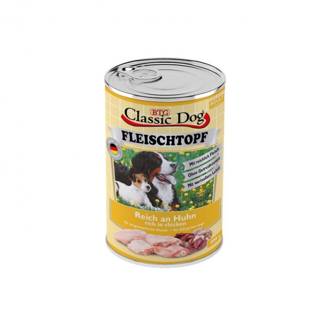 Classic Dog Fleischtopf Huhn 400g