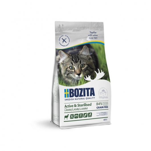 Bozita Active & Sterilised Grain free Lamb - 10 kg