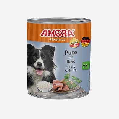 AMORA Dog Sensitive Pute & Reis - 800 g